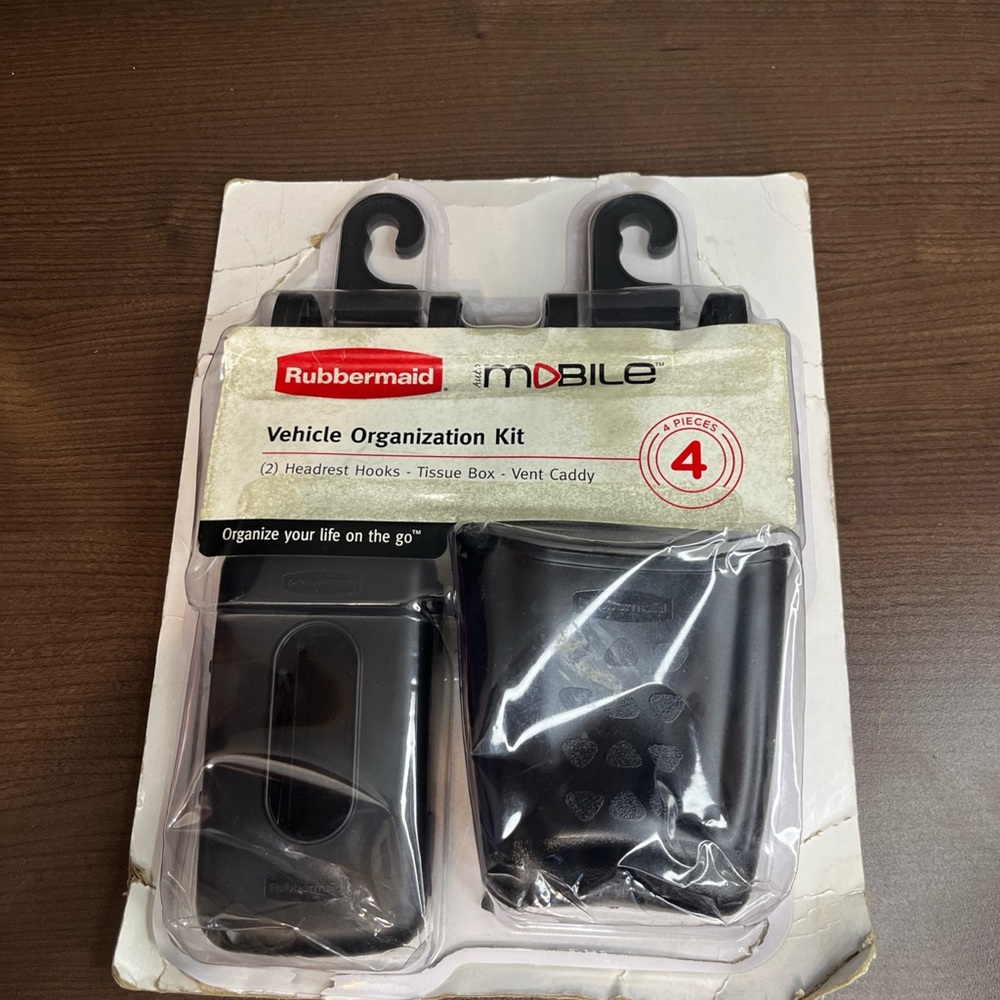Rubbermaid Mobile Vehicle Organization Kit - Black